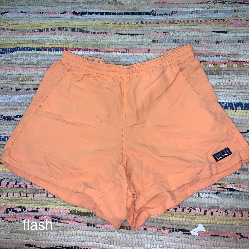 Patagonia Light Orange Baggies 5”